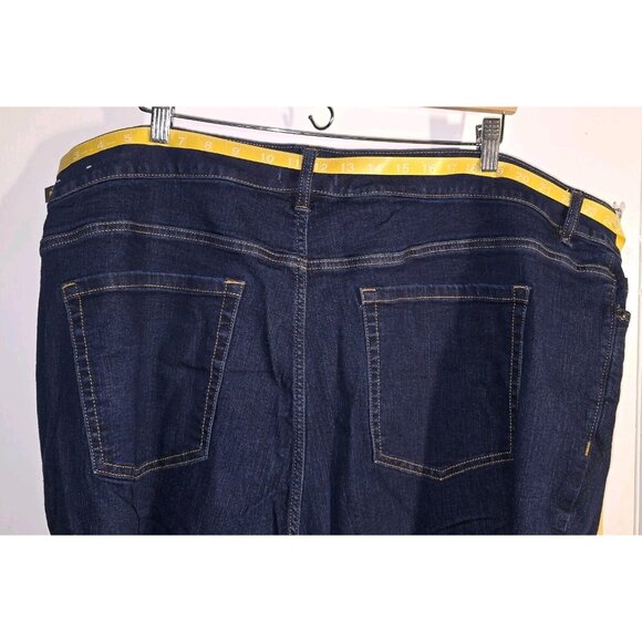 Lane Bryant Flex Magic Waistband Mid Rise Pedal Signature Fit Dark Wash Size 28 - Picture 3 of 7